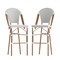 Flash Furniture WhiteGray PE Rattan Stacking Paris Stool, 2PK 2-SDA-AD642001-F-BS-WHGY-NAT-GG - alternate 8